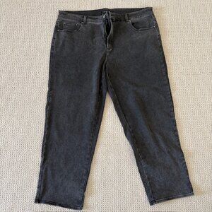 🖤 Universal Standard Etta High Rise Straight Leg Jeans – Washed Black – Size 20